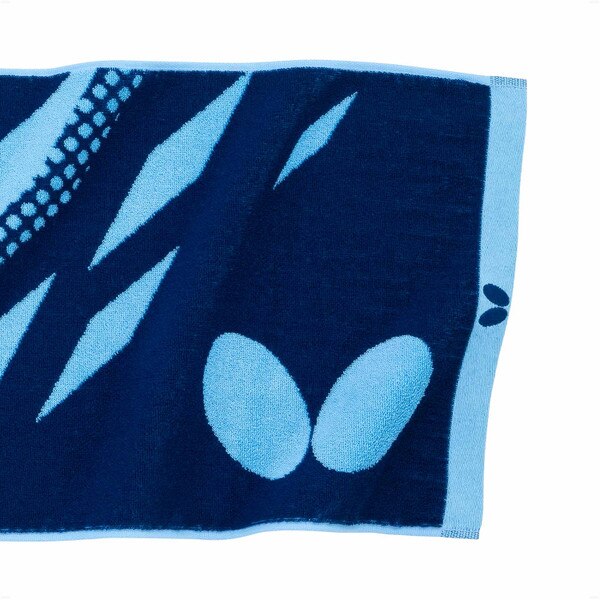 Butterfly Atomis Sports Towel - Blue - Close-Up#1